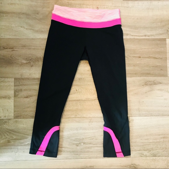 lululemon athletica Pants - Lululemon legging capris color block